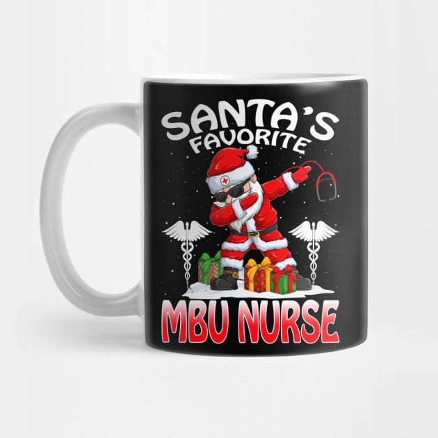 Santas Favorite Mbu Nurse Christmas T Shirt by intelus